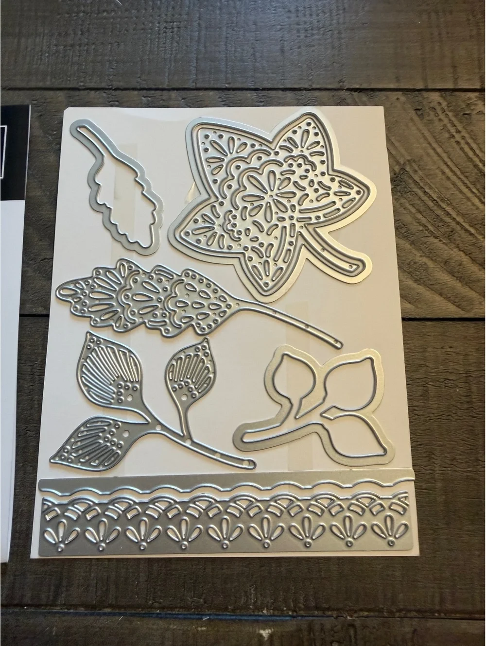 Stampin’ Up Falling For Leaves stamp set and Detailed Leaves die cut set